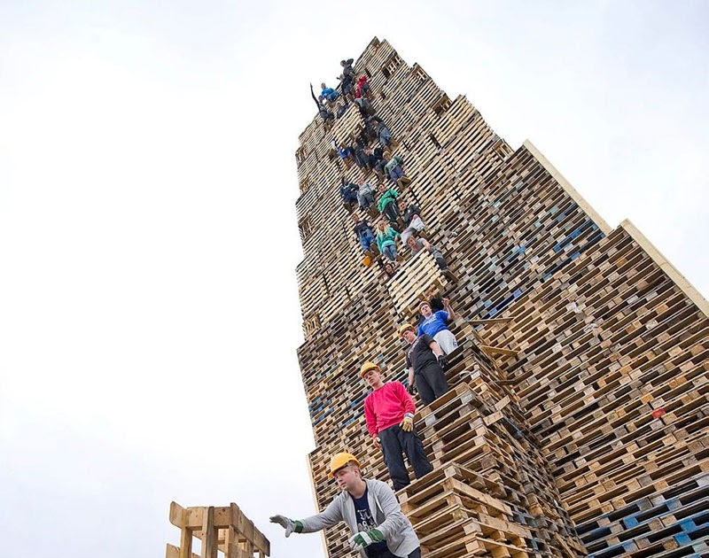 Clancy Tucker's Blog 16 August 2021 WORLD'S LARGEST BONFIRE MADE OF