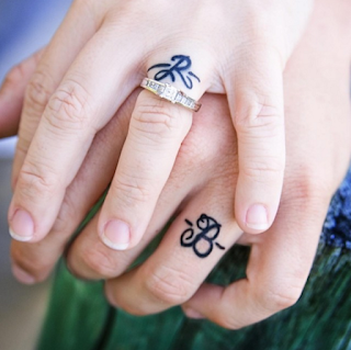 matching wedding ring tattoos