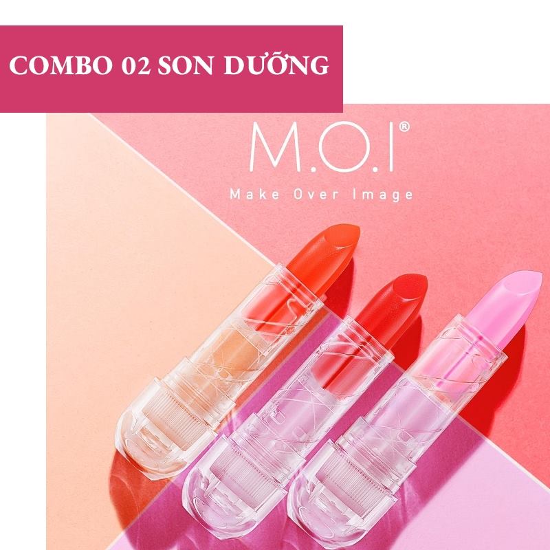 MOI Combo 2 Son dưỡng Magic Lips – 3 màu
