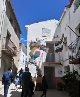 Museo Inacabado de Arte Urbano (MIAU) de Fanzara, provincia de Castellón.