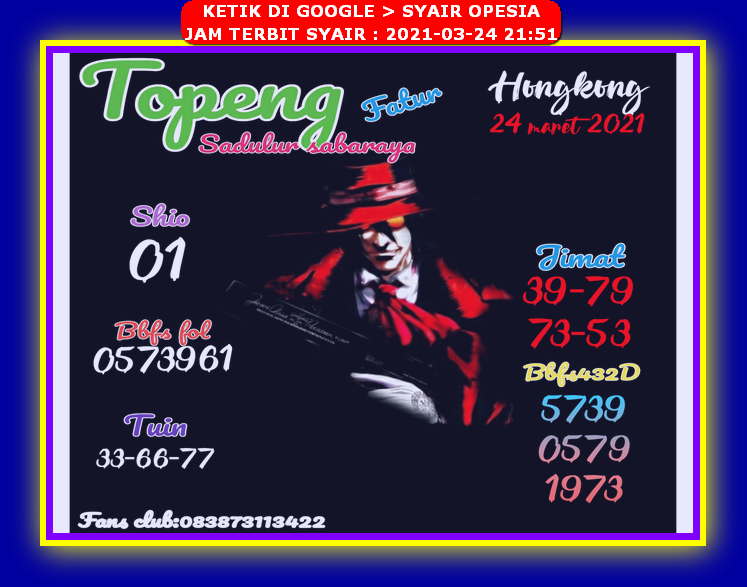1 New Message Kode Syair Hongkong 24 Maret 2021 Forum Syair Togel Hongkong Singapura Sydney
