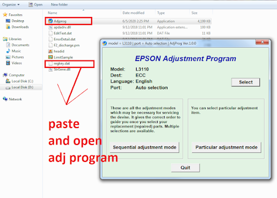 epson l3150 adjustment program reset tool