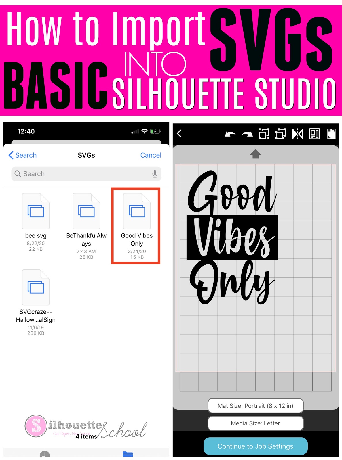 Download How To Import Svgs Into Silhouette Studio Basic Edition Silhouette School PSD Mockup Templates