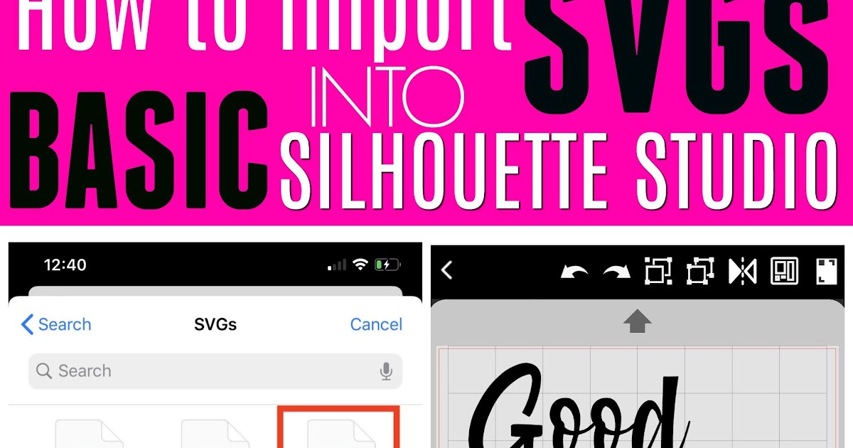 Download How To Import Svgs Into Silhouette Studio Basic Edition Silhouette School PSD Mockup Templates