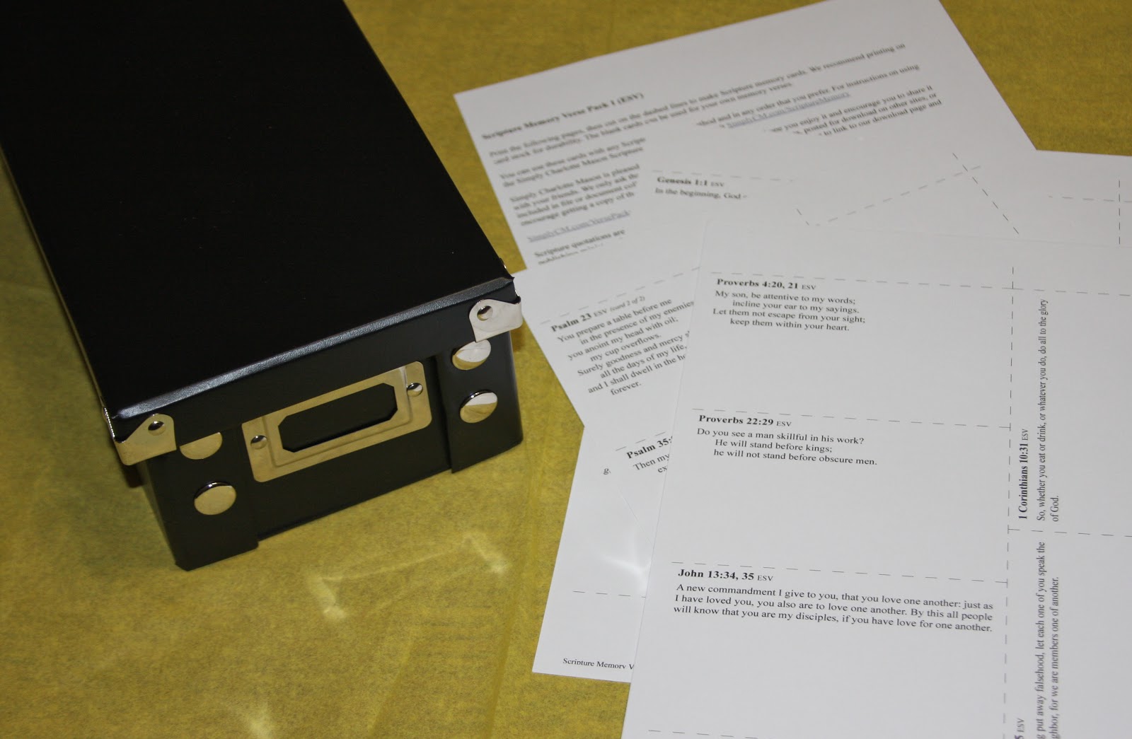 A Learning Journey: Scripture Memory System Card FREEBIE
