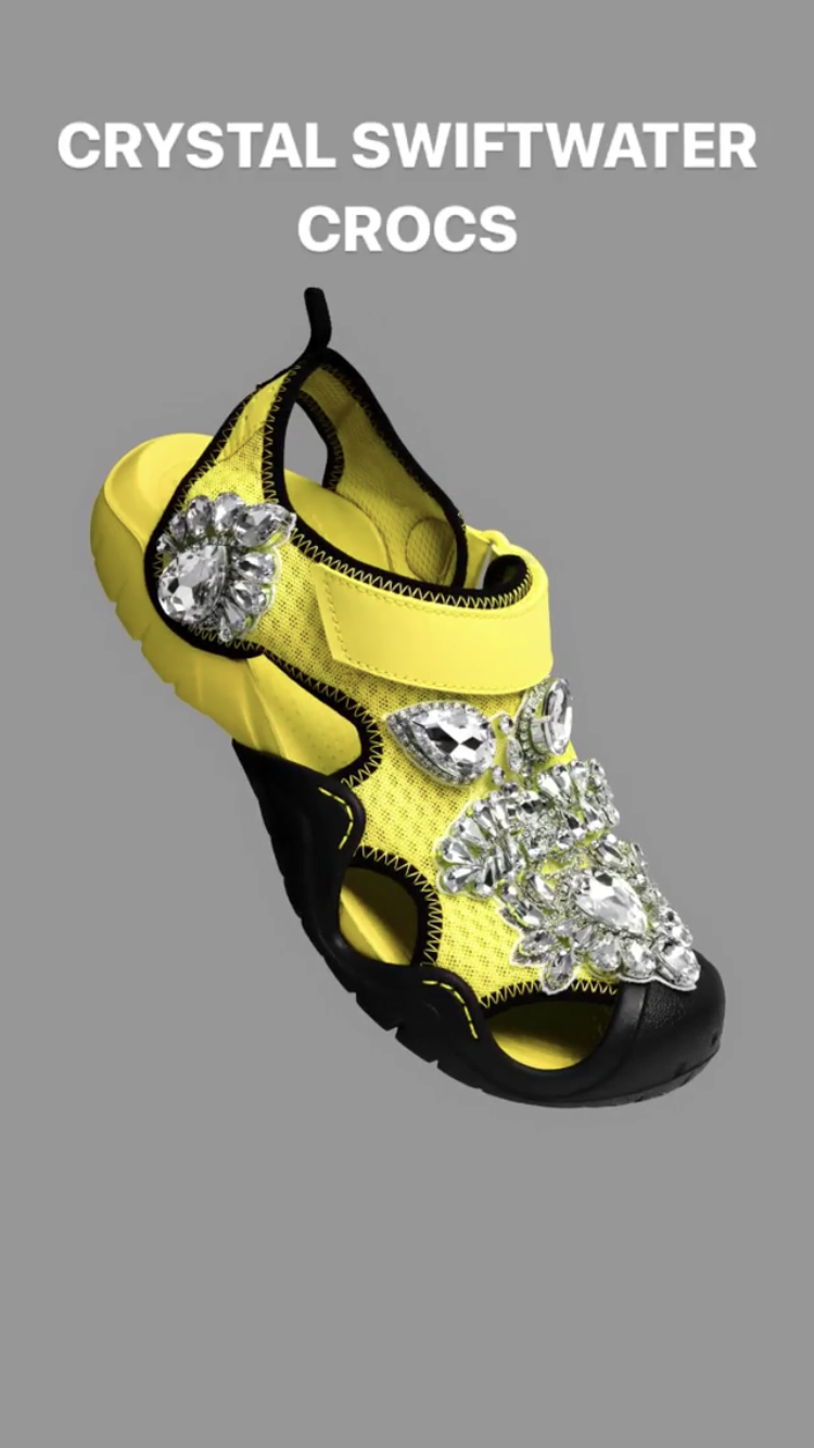 diamond crocs