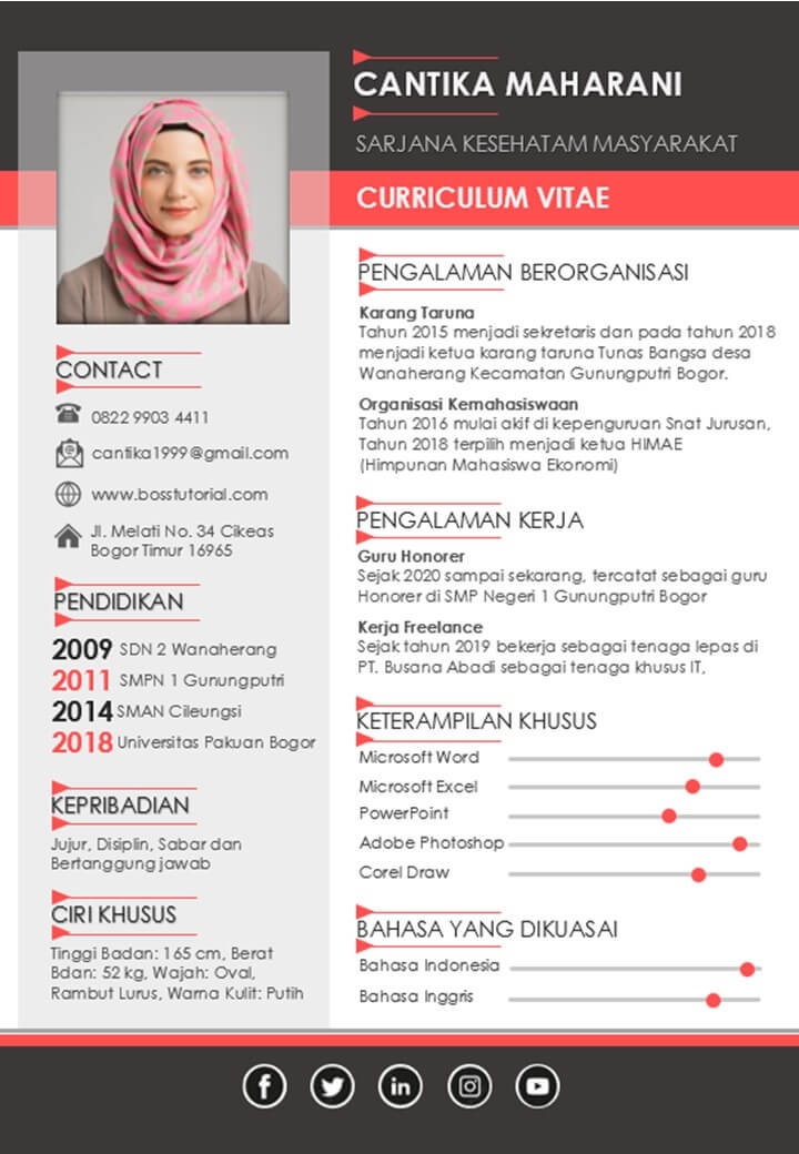 Contoh cv