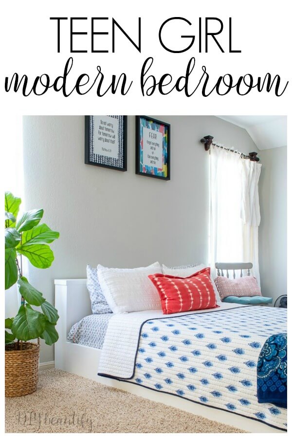 Modern Teen Girl S Bedroom With Platform Bed Diy Beautify