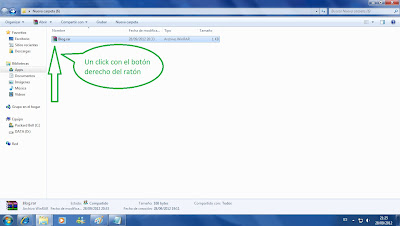 tutorial como abrir y descomprimir con Winrar un archivo comprimido rar