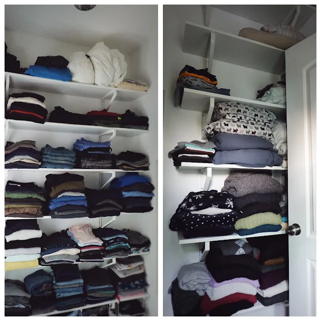 cleaned up closet