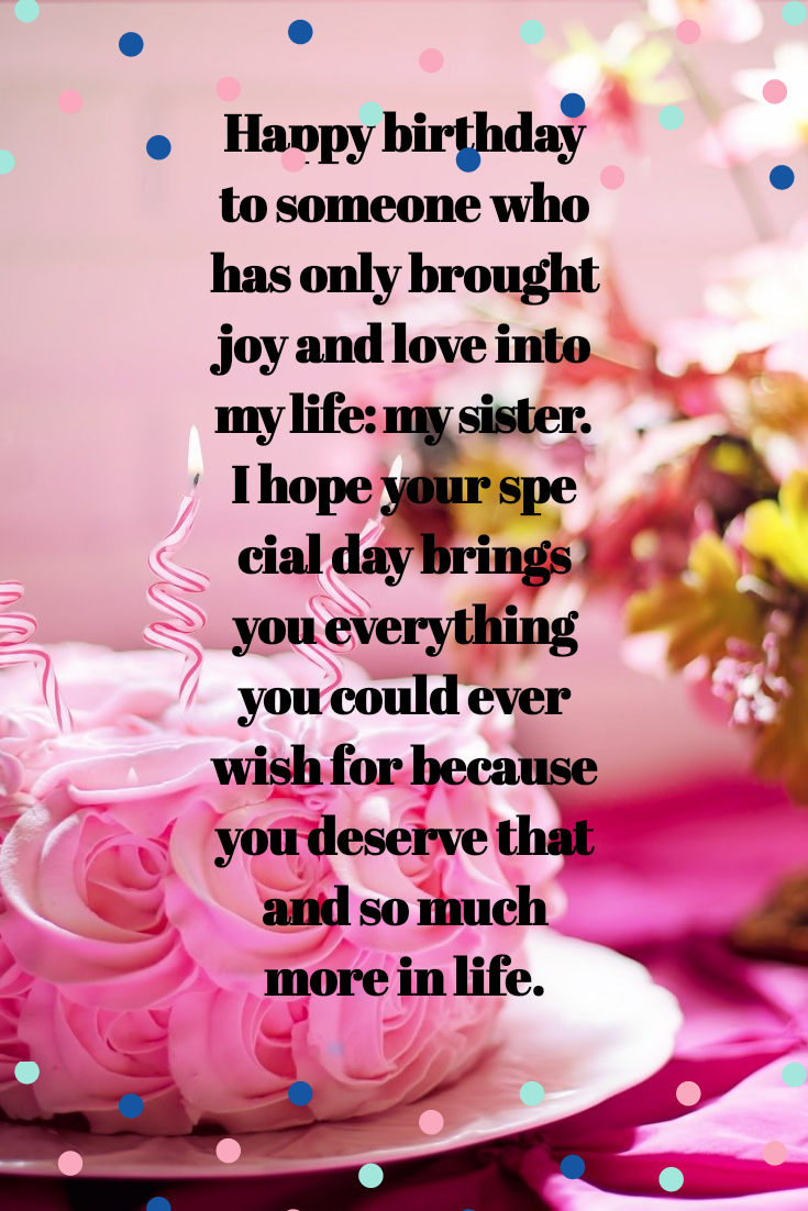Best happy birthday quotes for sister - TO THE DAILY LIFE