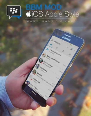 BBM MOD iPhone iOS Style APK BBM MOD iPhone iOS Style APK