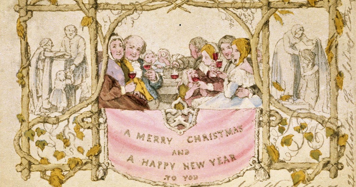 In 1843, Inventor Henry Cole Created the Very First Christmas Card ~ Vintage Everyday