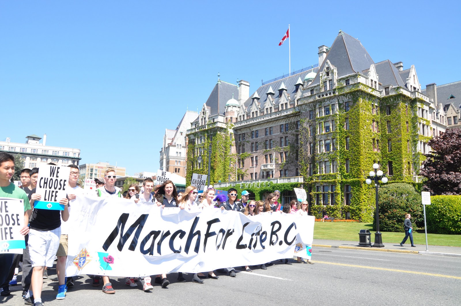 Orbis Catholicus Secundus March for Life British Columbia