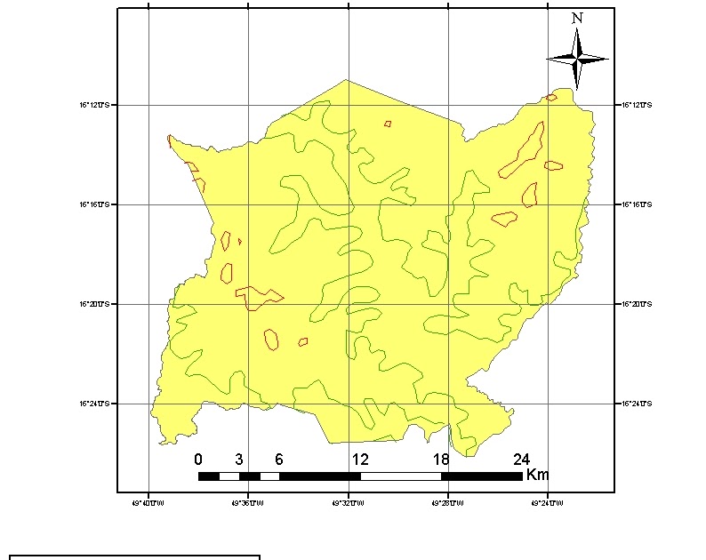 O Geoprocessamento de Inhumas Altimetria da cidade de Inhumas (Goiás)