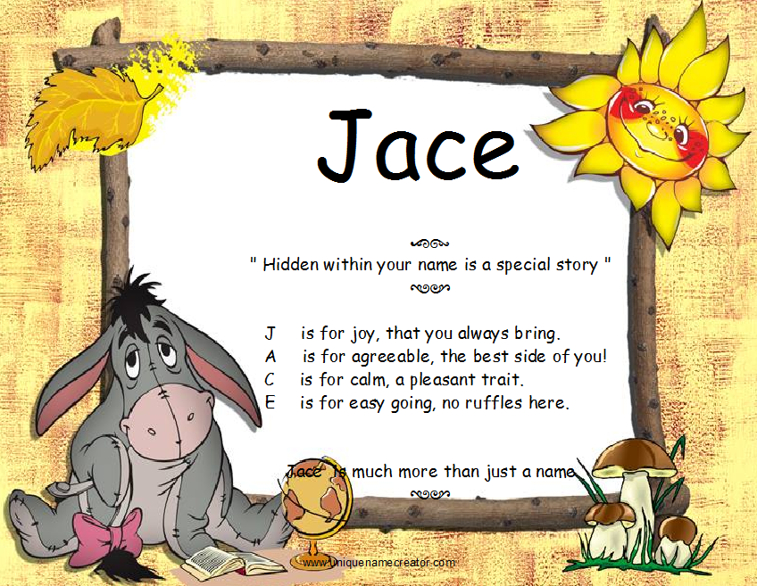 Jace Unique Name Creator Jace Unique Name Creator