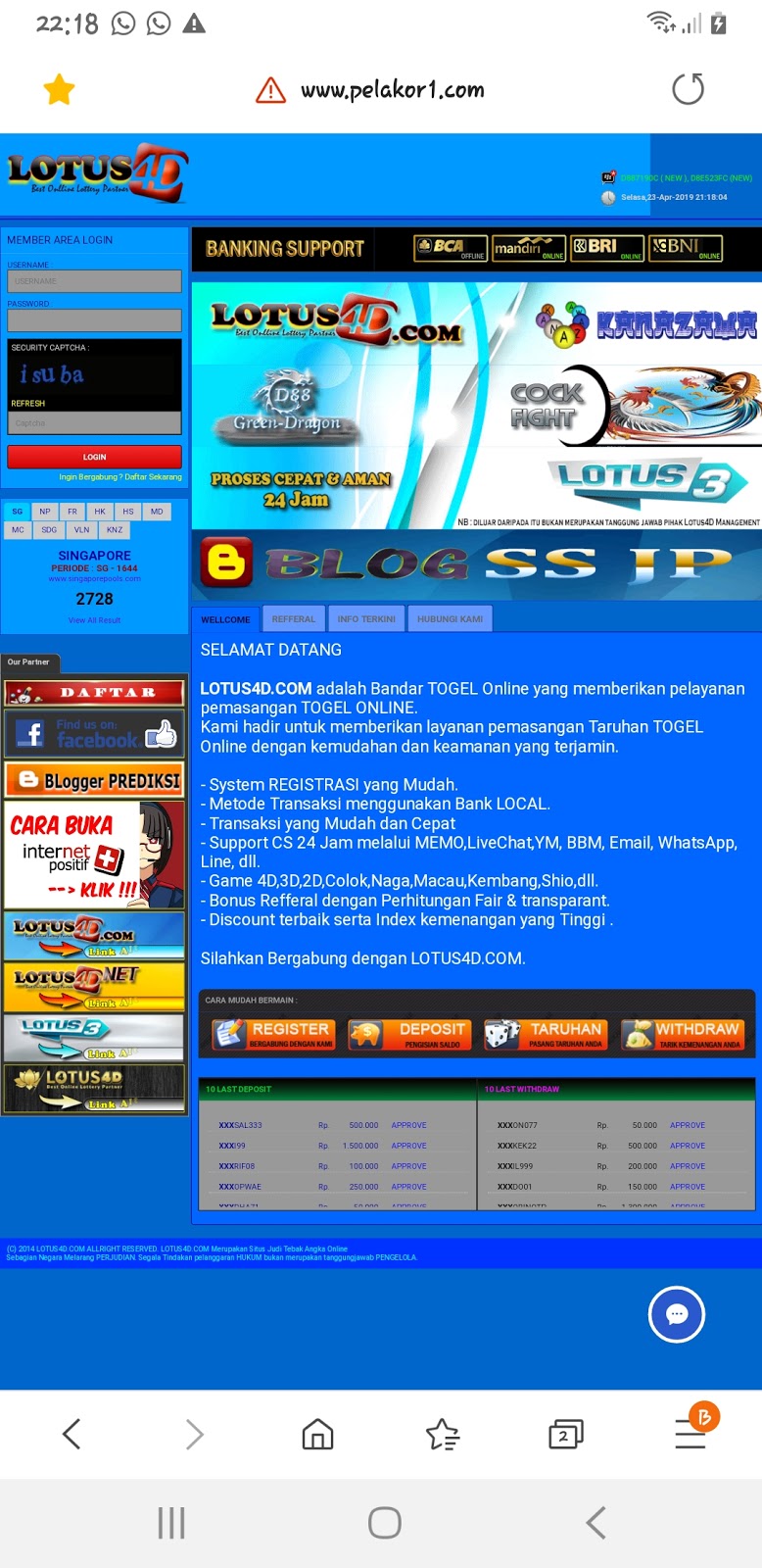 Ratulangi Blog Bandar Togel Online Terpercaya