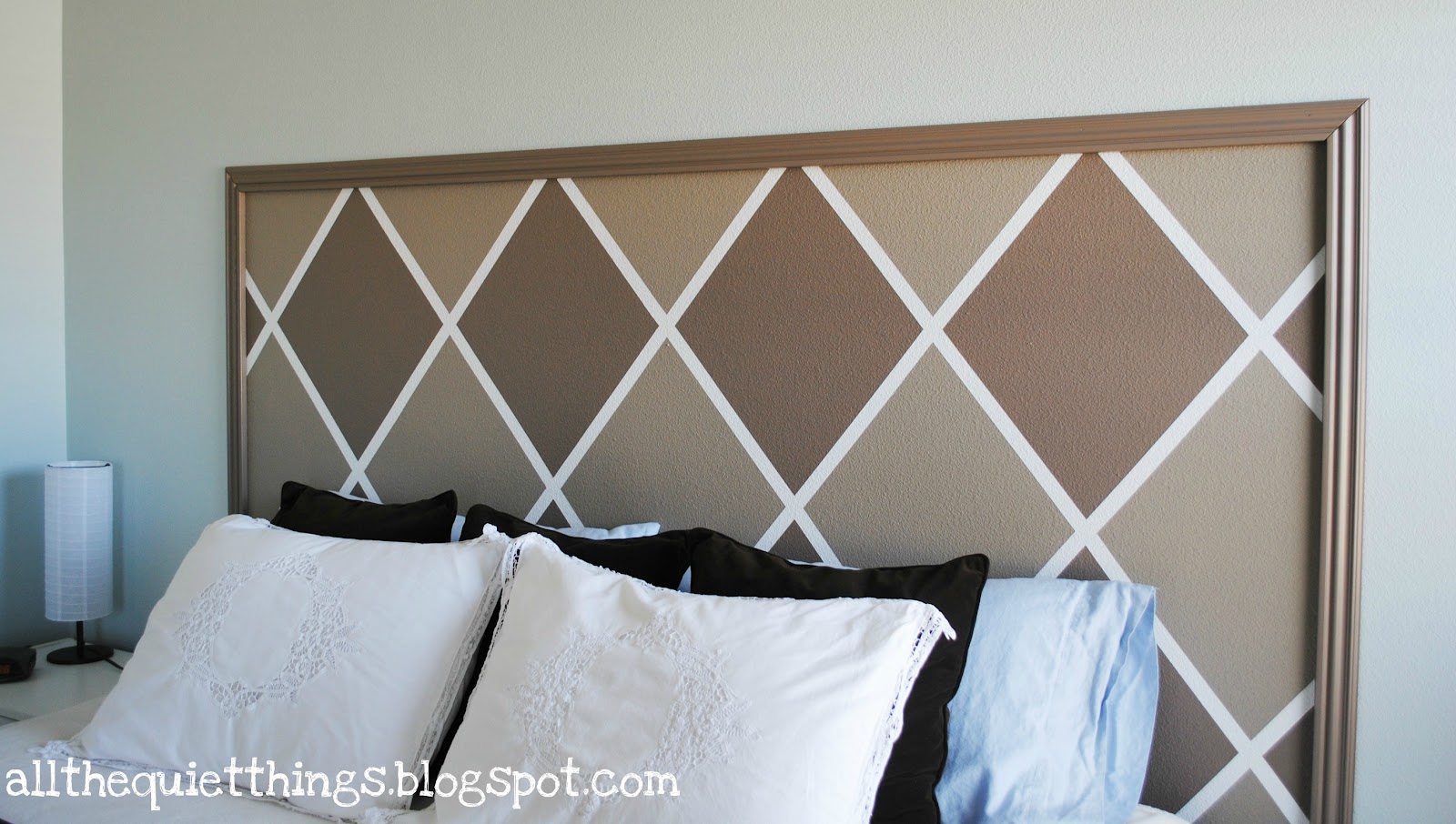 All The Quiet Things Painted Headboard