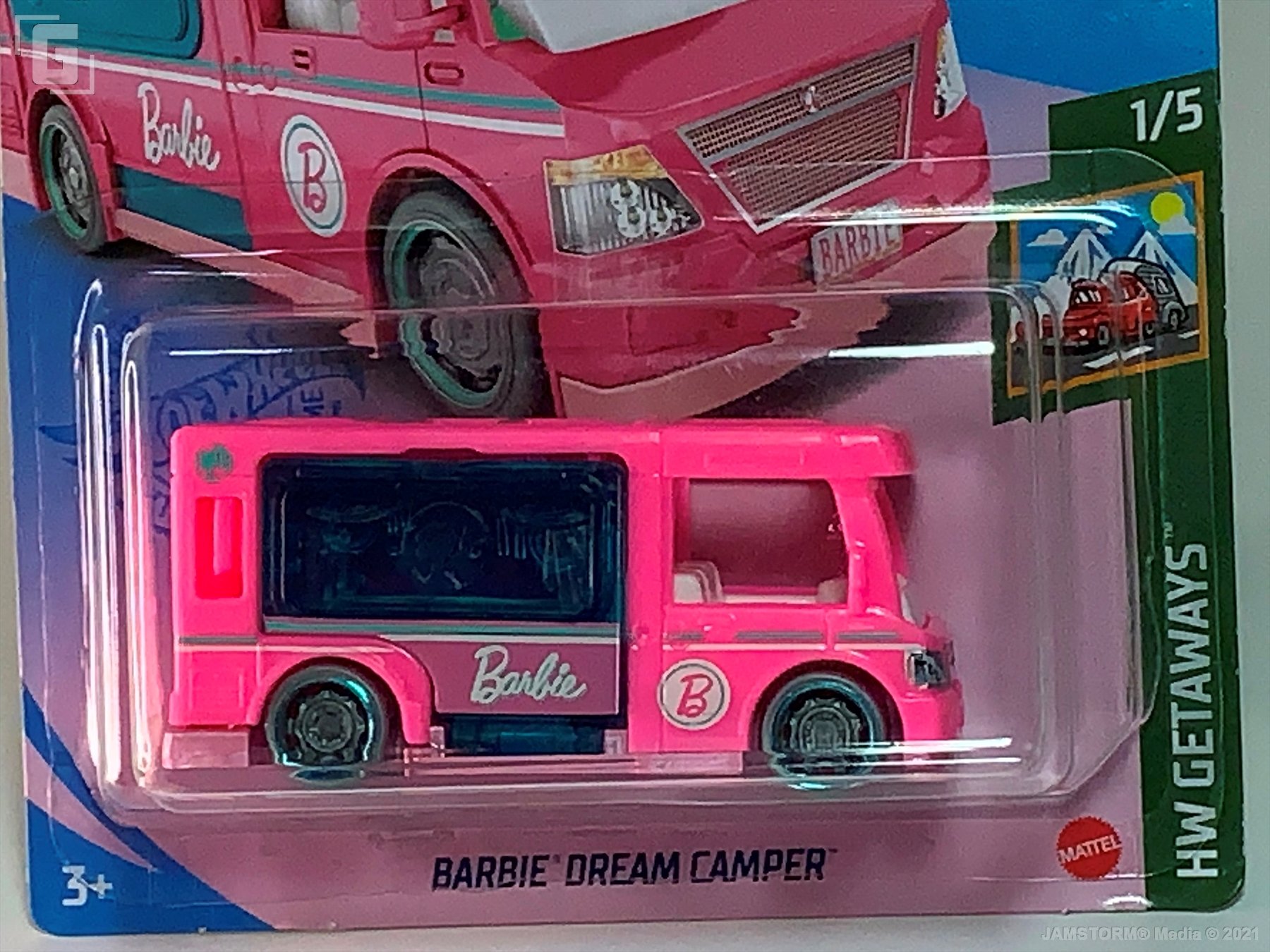 Details about   Hot Wheels Barbie Dream Camper Car New 2021 HW Gateaways 1/5 Mattell New 