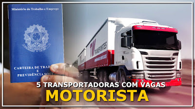 Emprego para Motorista