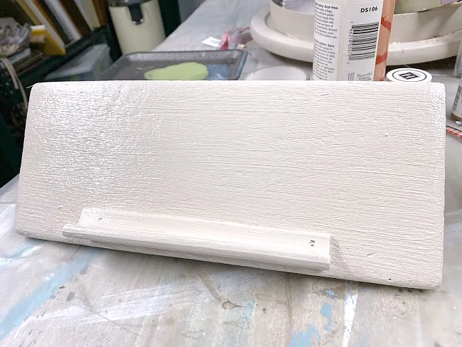 Painted Rustic Farmhouse IPad Stand for a home office