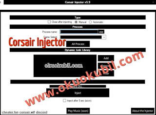 Corsair Injector v5.9 Yeni Açık kaynak Kodlu İndir 2020