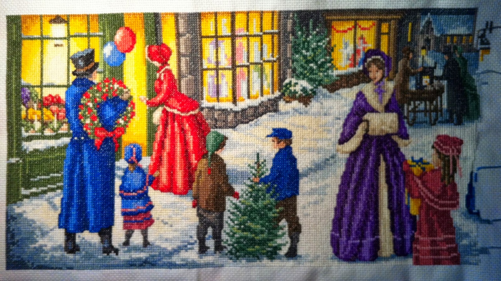 Stitchmonqi: WIP #7 Update Victorian Christmas Eve