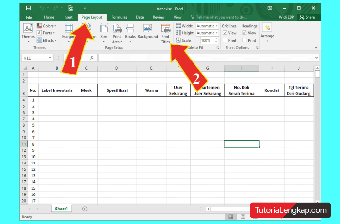 Tutorial Membuat Print Titles / Judul Tabel Berulang Otomatis Pada Excel Pada tulisan kali ini admin tutoriakompleks akan menterangkan tutorial tentang Cara menciptakan Tutorial Membuat Print Titles / Judul Tabel Berulang Otomatis Pada Excel