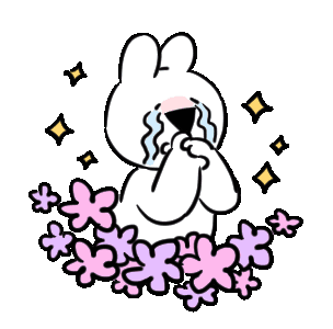 Line 个人原创贴图 Extremely Rabbit Burst Of Passion Example With Gif Animation