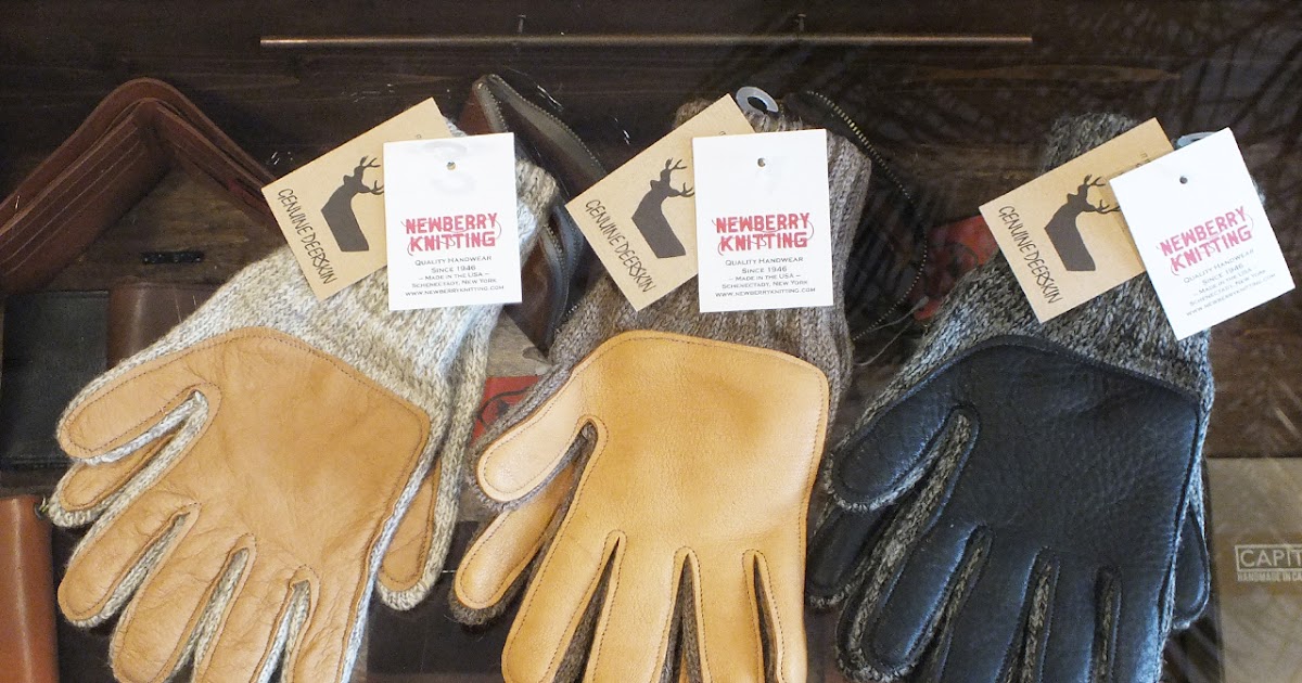 NEWBERRY KNITTING DEERSKIN×WOOL GLOVE
