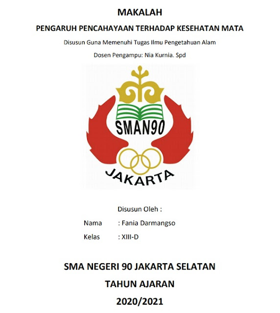 Contoh Cover Makalah