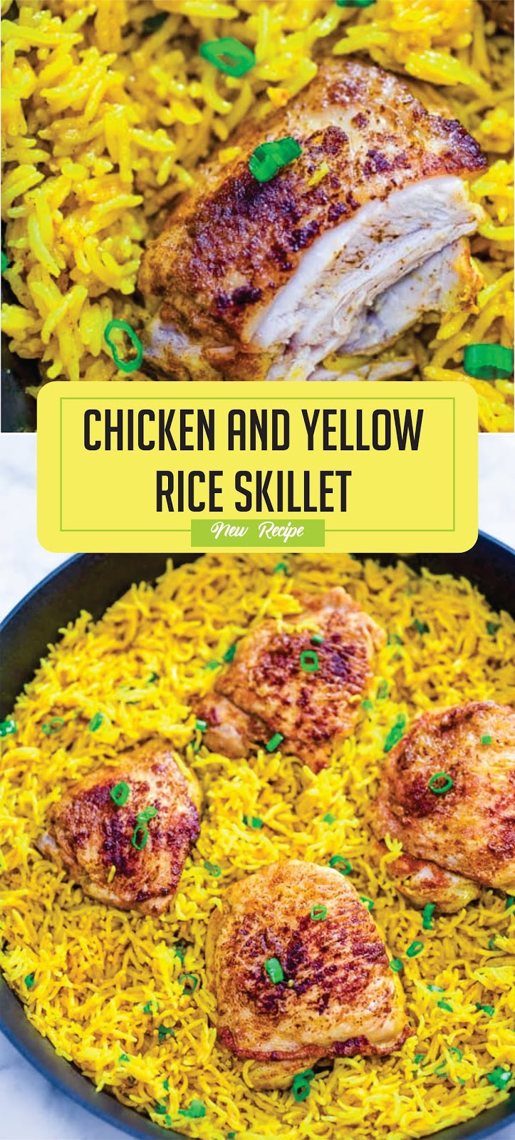 Chicken and Yellow Rice Skillet Recipe Spesial Food