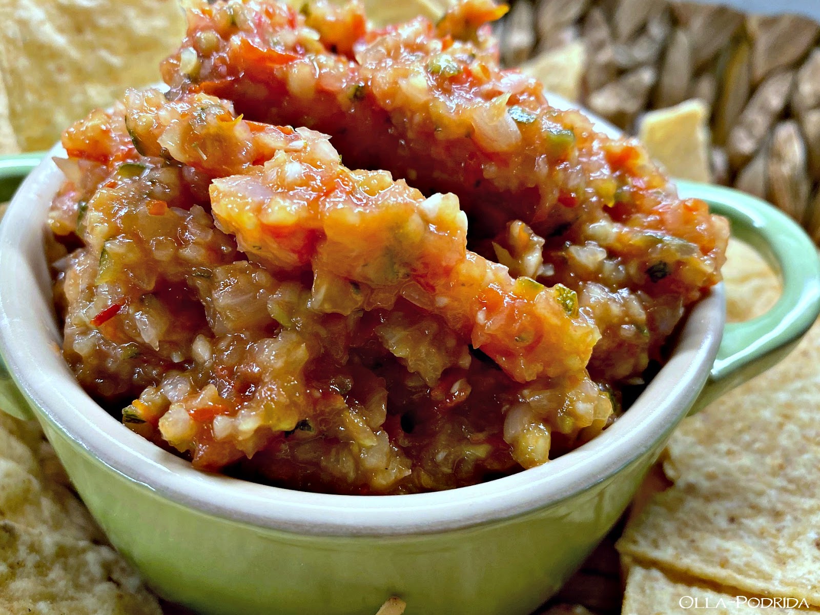 OllaPodrida Fresh ZucchiniTomato Salsa