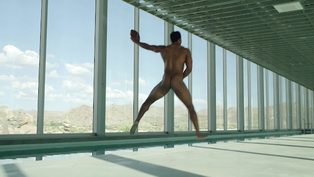 Myles Garrett nude in ESPN Body Issue 2019 behind the scenes.