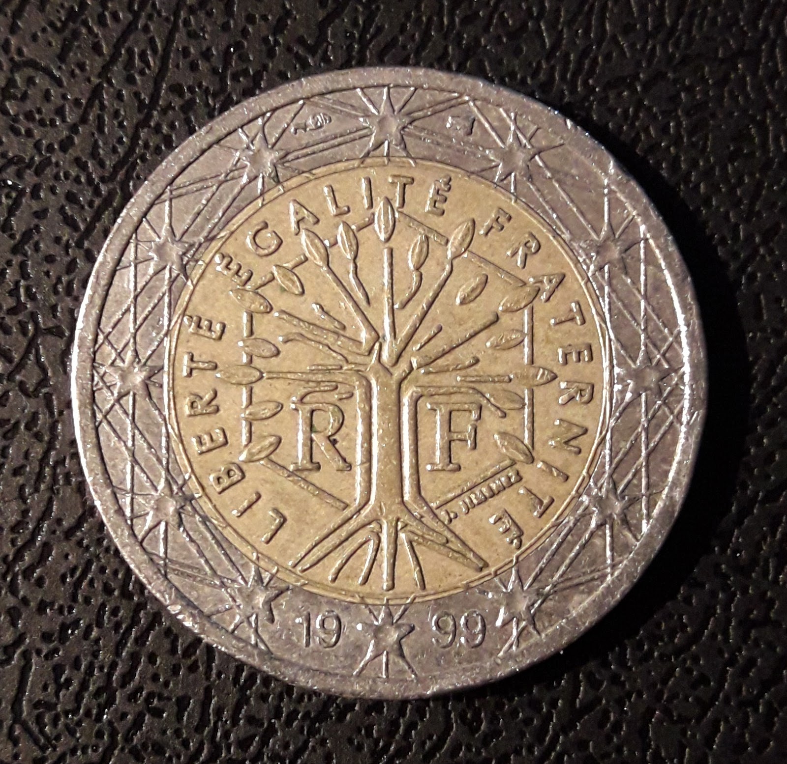 Minha coleção de moedas Moedas de Euro francês pièces de monnaie en Euro France