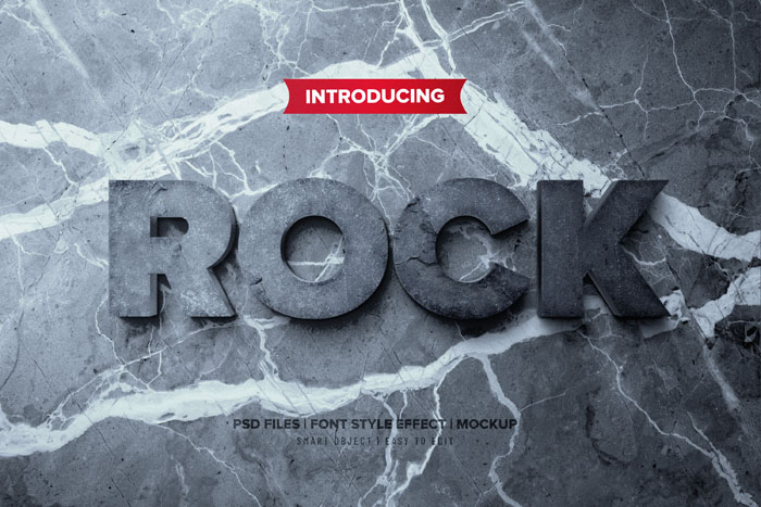 ROCK_FX 3D Text Effects PSD Mockup Free Downlaod ROCK_FX 3D Text Effects PSD Mockup