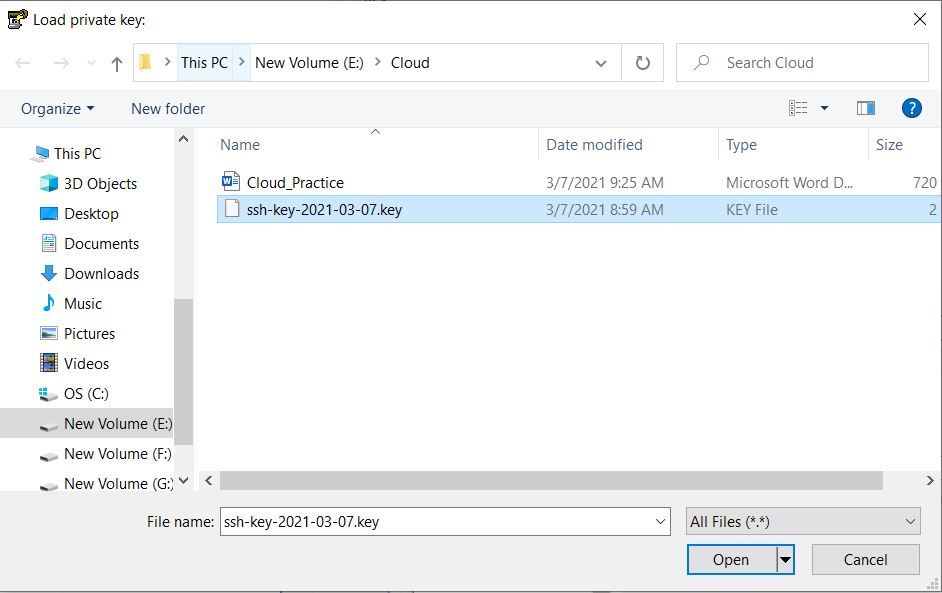 Oracle Info Hub How To Convert SSH Private Key To ppk Format