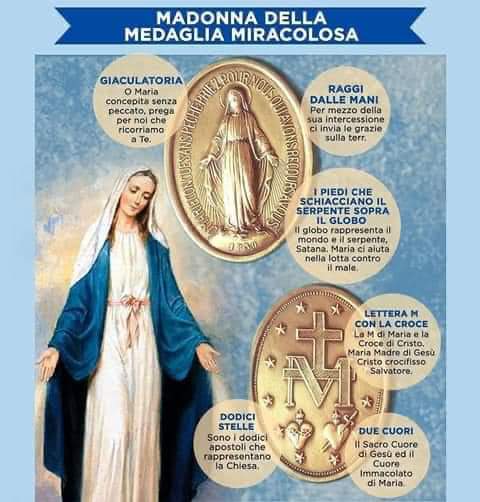 La Beata Vergine Maria Della Medaglia Miracolosa 27 Novembre Maria Di Nazareth Sempre Beata