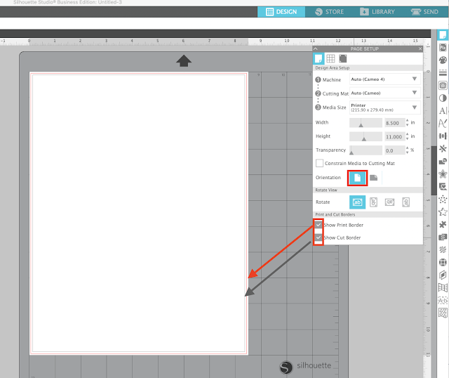Silhouette Print and Cut CAMEO 4 Page Setup Beginners Start Here