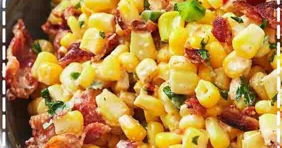 Bacon Jalapeño Corn Salad - Amazing Recipes Foods