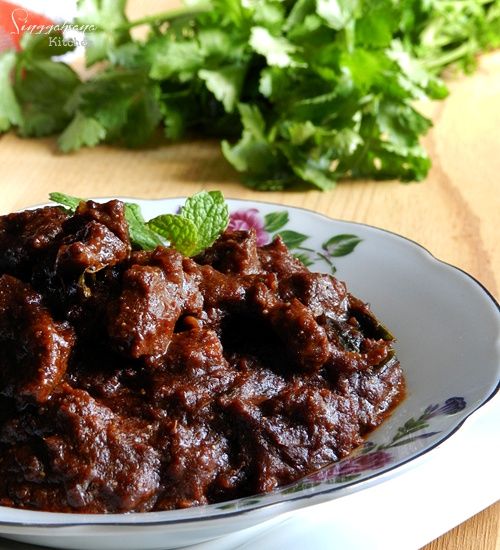 Resepi Permintaan Ramai...Daging Masak Hitam Nasi Kandaq