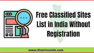 Free Classified Sites in India Without Registration