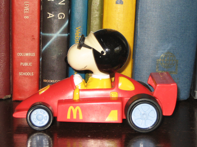 Snoopy Race Car Driver