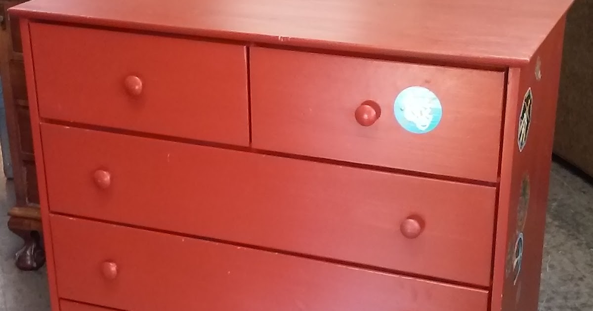 UHURU FURNITURE & COLLECTIBLES SOLD 5Drawer Painted Pine Dresser 100