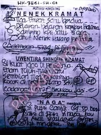 Prediksi Syair Hk 17 September 2021 Pangkalantoto