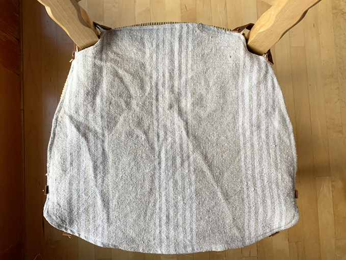 How to make your own Chair Pads with Leather Ties Gather & Make