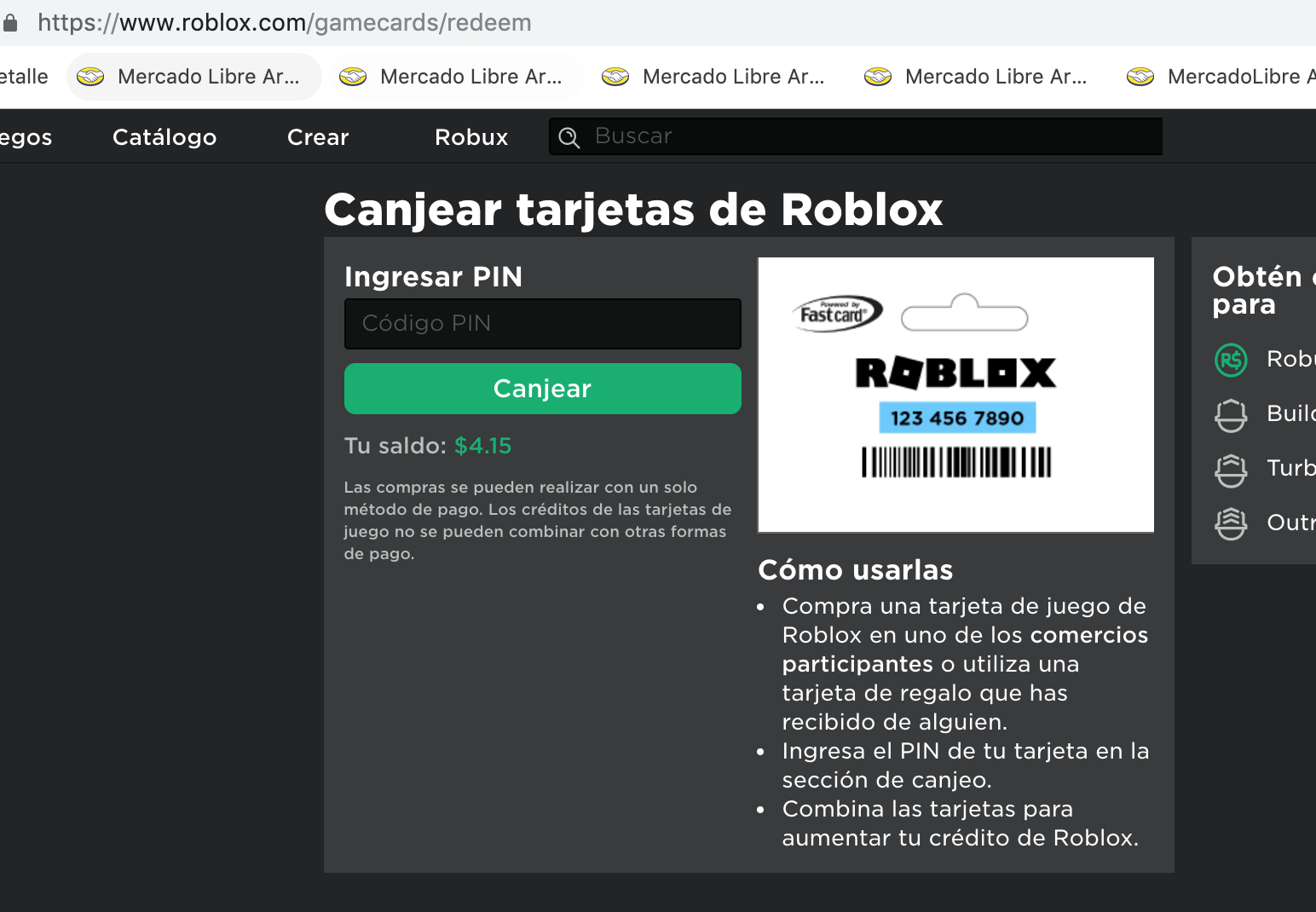 Como Canjear Codigos En Roblox Para Robux