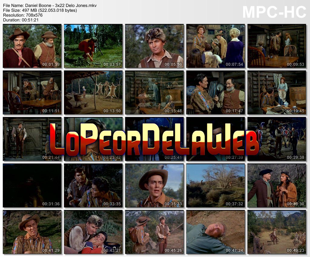 Daniel Boone - Temporada 3 - Episodios 18 a 22 (Latino)