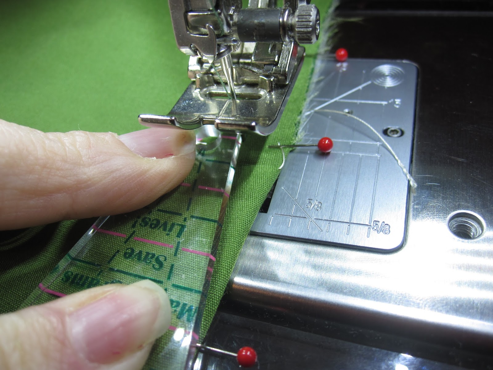 Eyelets in the Seams: Sewing Machine LightingLEDs in the HarpFlight  Line Illumination!