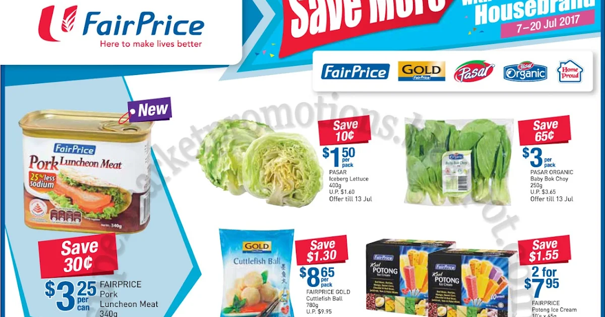 Detailed Shoppers To Get Discounts On Fairprice House-brand Items For 12 Weeks Design Collection